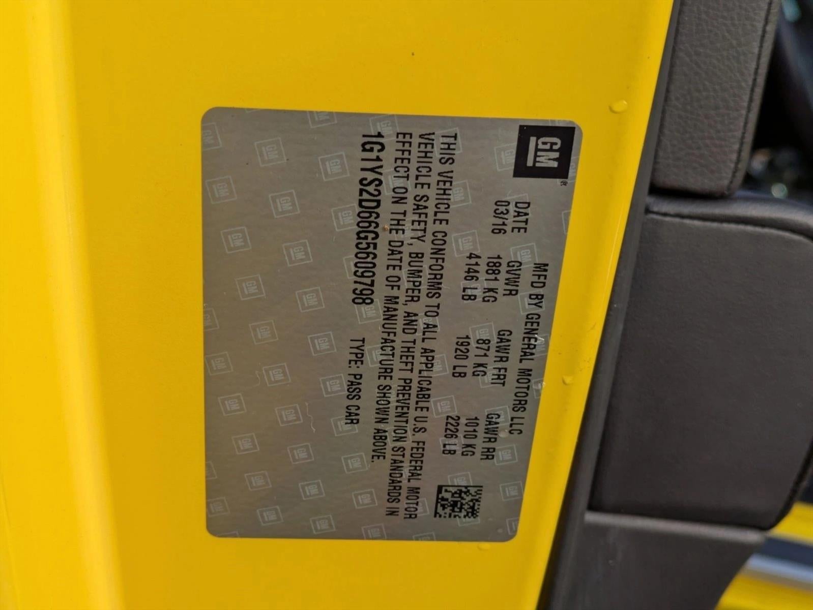 2016 Chevrolet Corvette Z06 Z06 2LZ