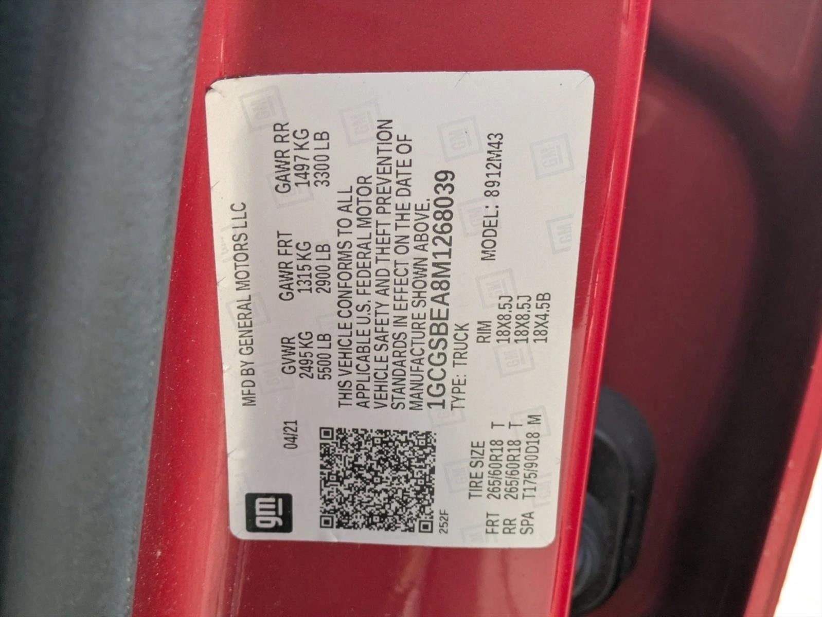 2021 Chevrolet Colorado WT