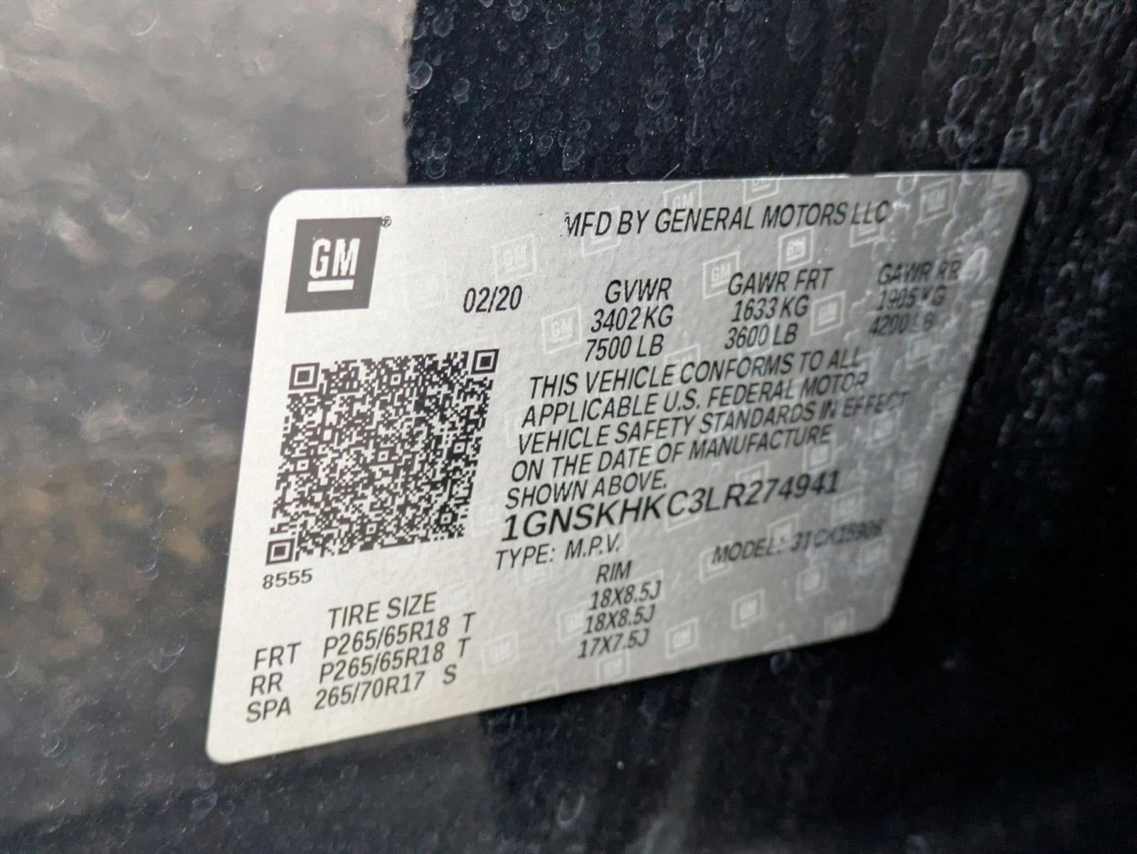 2020 Chevrolet Suburban LT