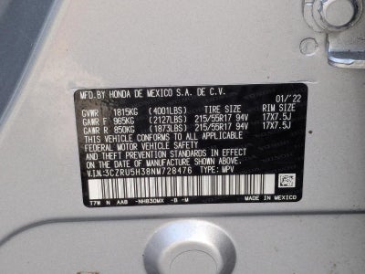 2022 Honda HR-V 2WD LX