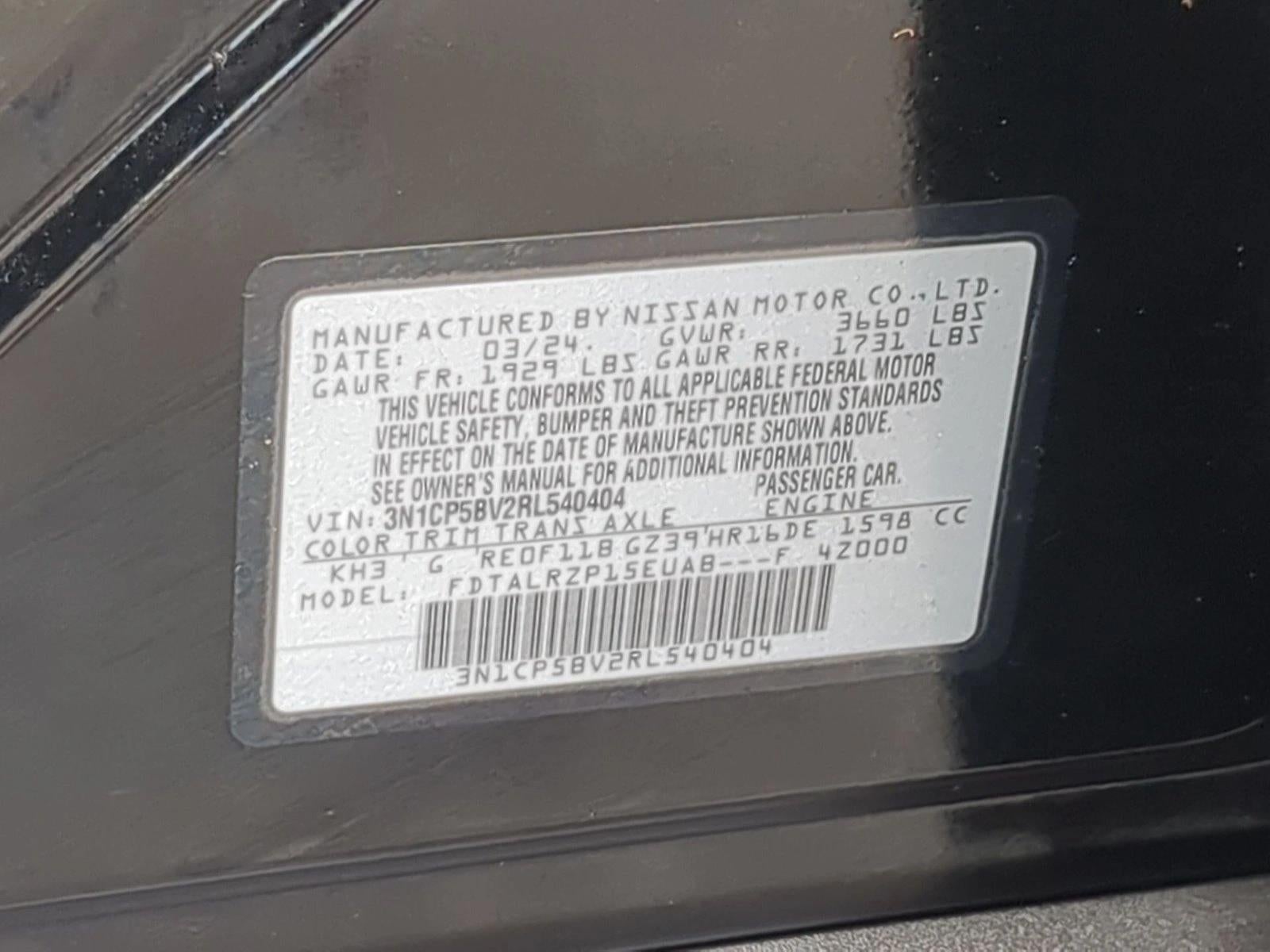 2024 Nissan Kicks S Xtronic CVT
