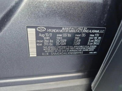 2022 Hyundai Santa Fe Limited