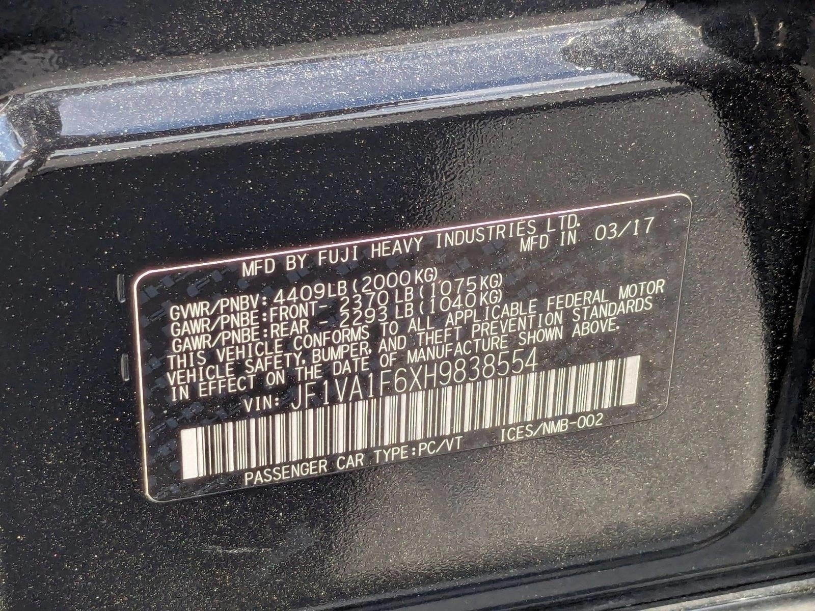 2017 Subaru WRX Premium