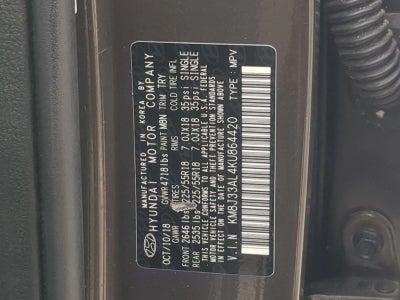 2019 Hyundai Tucson Limited