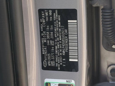 2025 Hyundai Elantra Limited