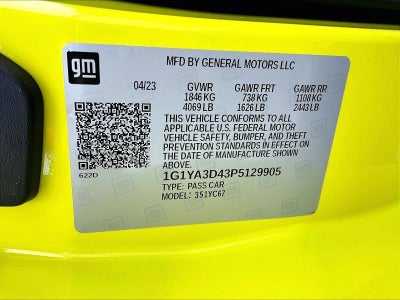 2023 Chevrolet Corvette Stingray 1LT