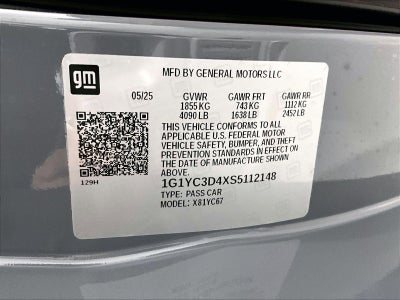 2025 Chevrolet Corvette Stingray 3LT