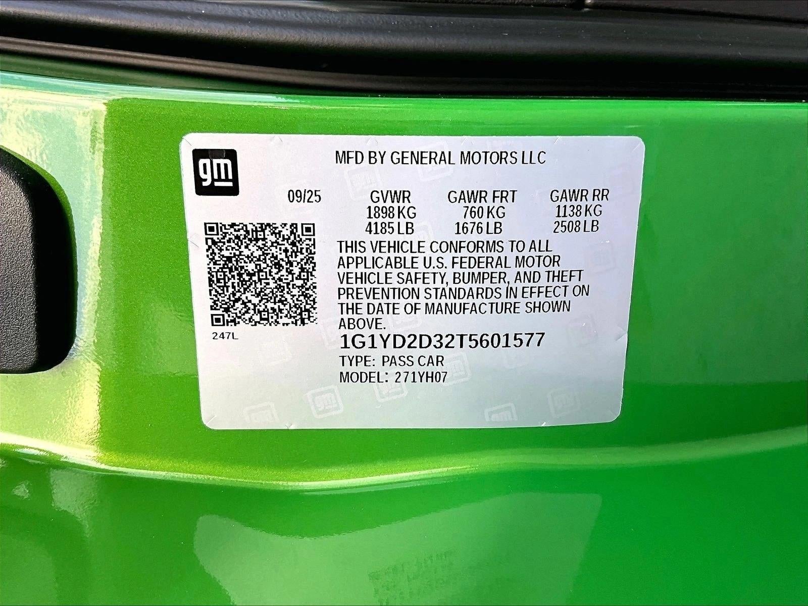 2026 Chevrolet Corvette Z06 1LZ