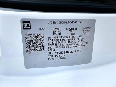 2024 Chevrolet Corvette Z06 2LZ