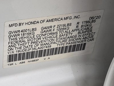 2020 Acura ILX Base