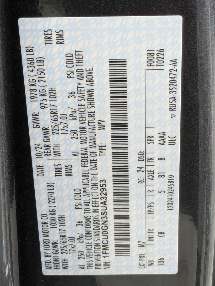 2025 Ford Escape Active