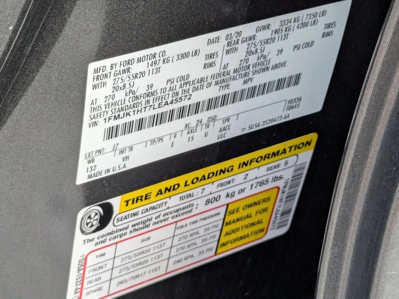 2020 Ford Expedition Max XLT