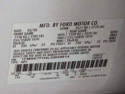 2020 Ford Explorer Limited