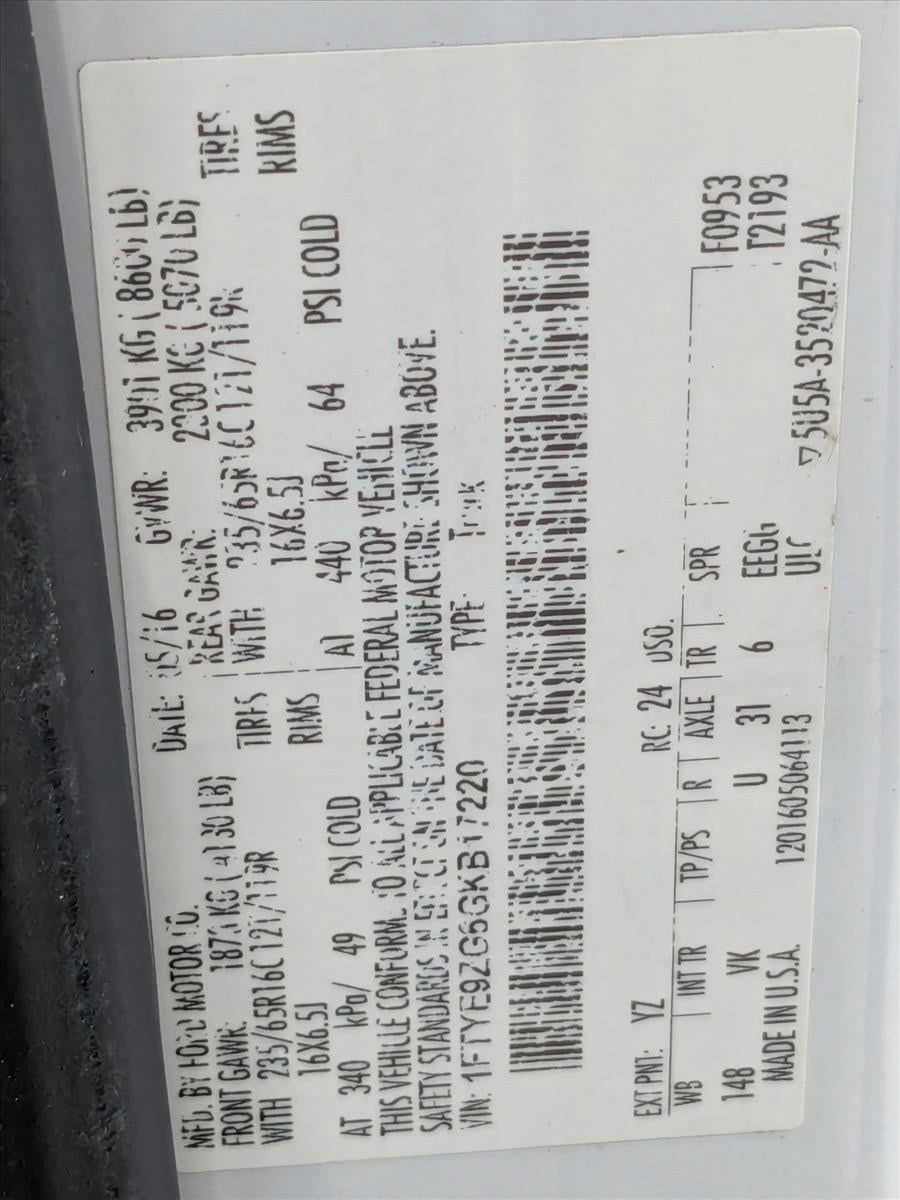 2016 Ford Transit Cargo Van Base