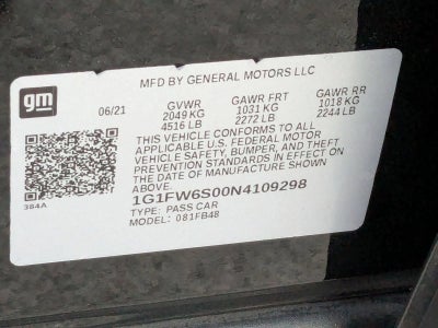 2022 Chevrolet Bolt EV 1LT