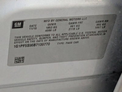 2011 Chevrolet Cruze LT w/1LT