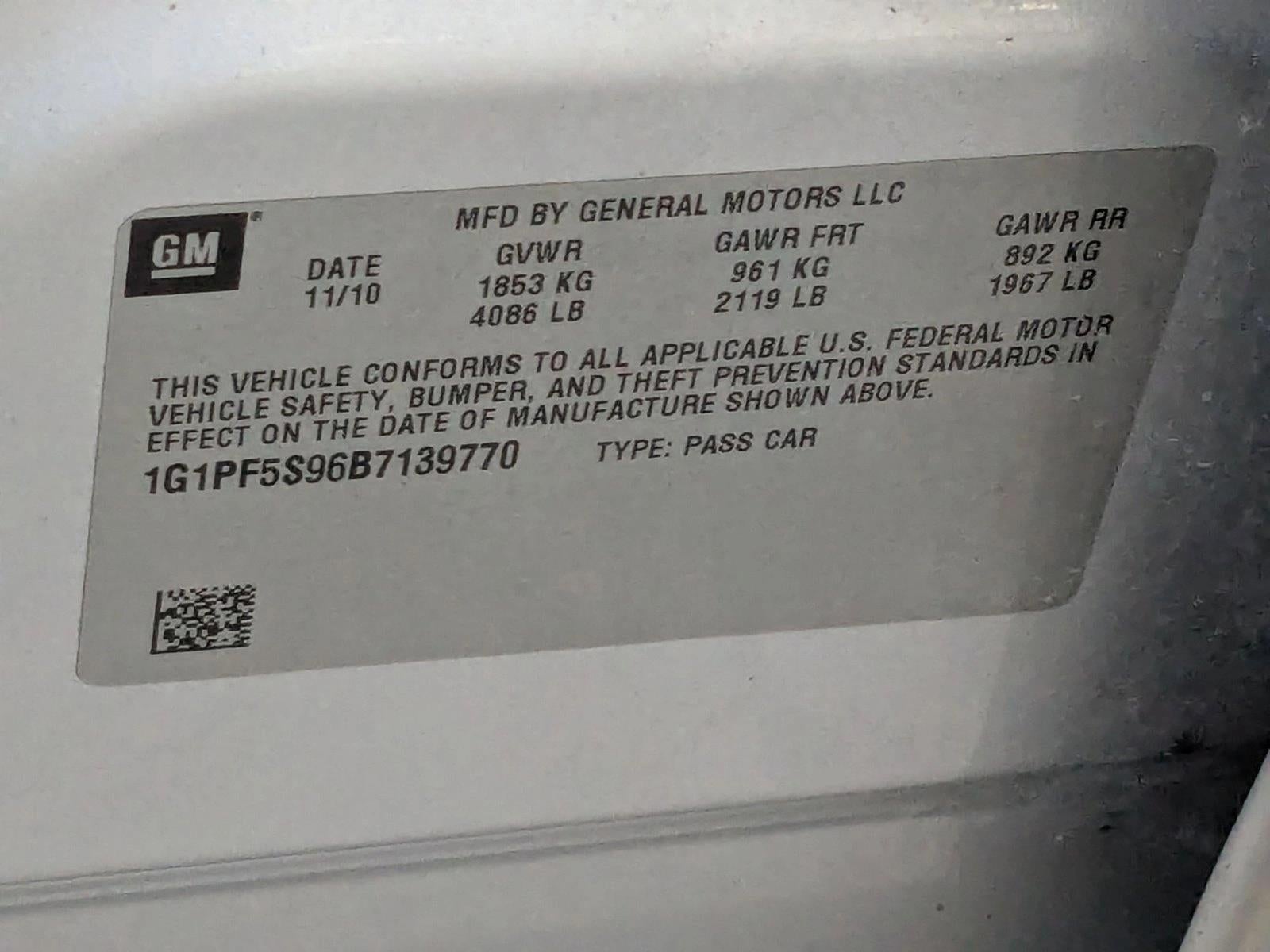 2011 Chevrolet Cruze LT w/1LT