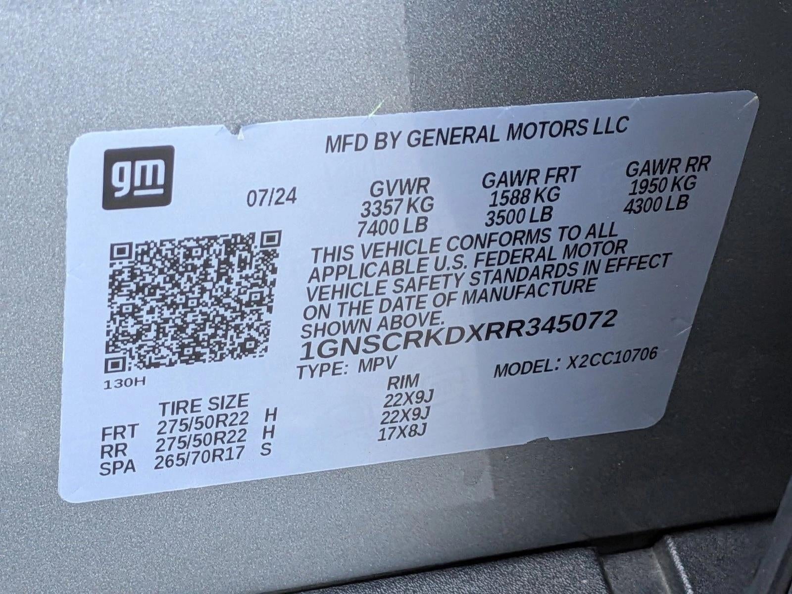 2024 Chevrolet Tahoe RST