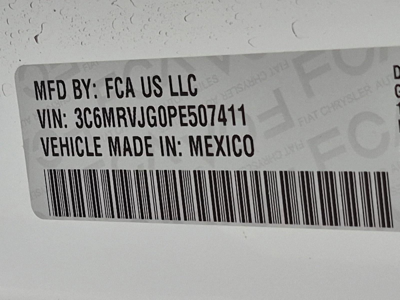 2023 RAM ProMaster 3500 Base