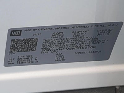 2022 Chevrolet Equinox Base