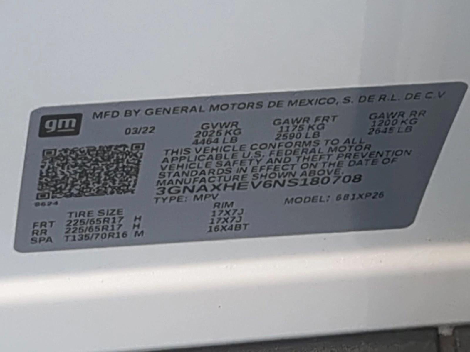 2022 Chevrolet Equinox Base