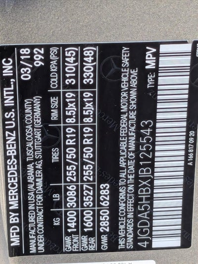 2018 Mercedes-Benz GLE GLE 350