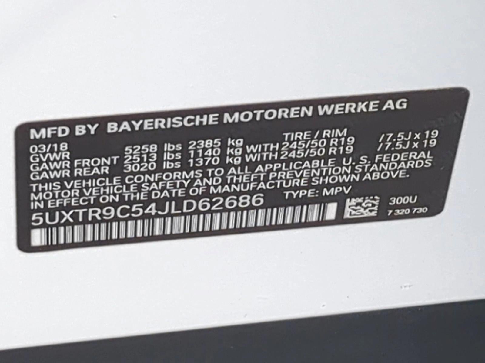 2018 BMW X3 xDrive30i
