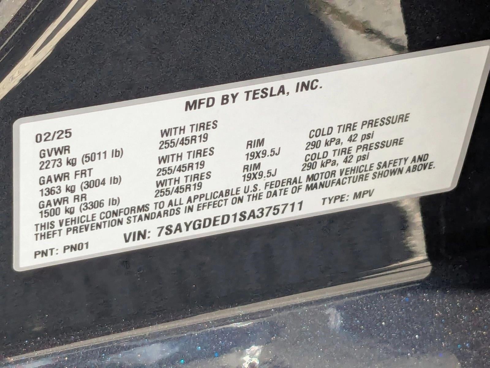 2025 Tesla Model Y Long Range