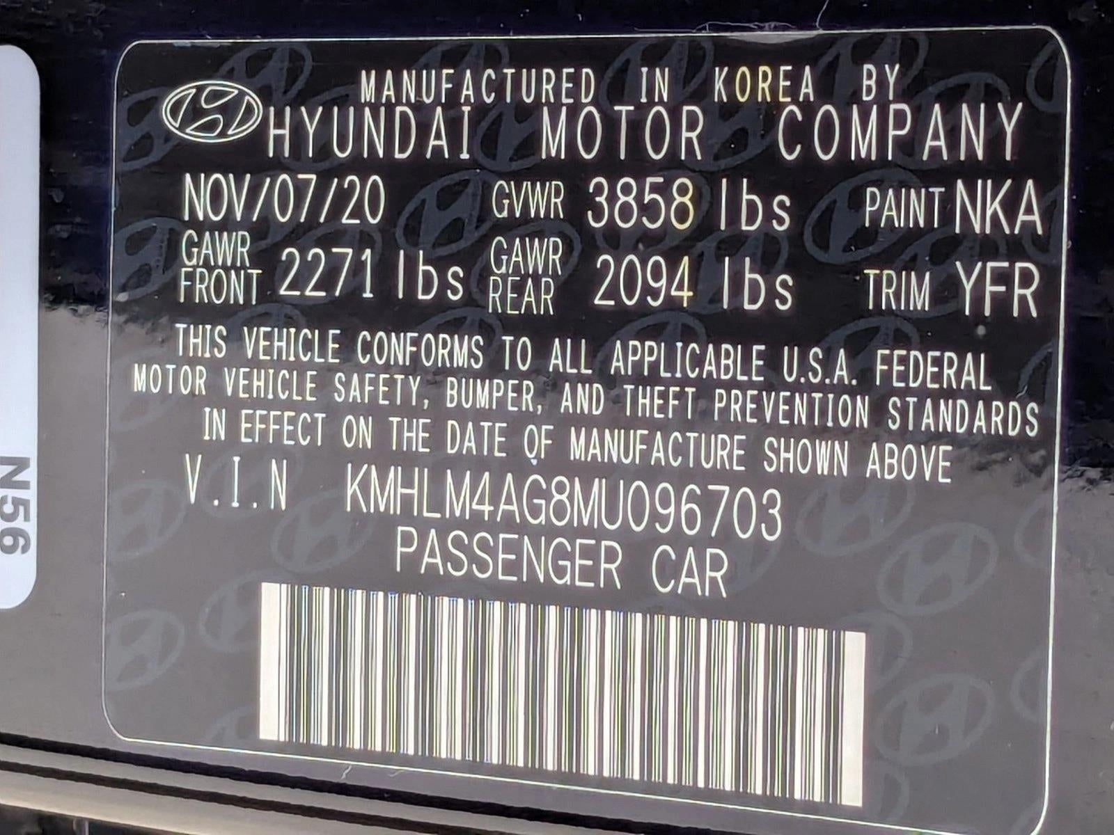 2021 Hyundai Elantra SEL