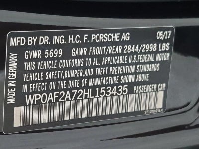 2017 Porsche Panamera Turbo