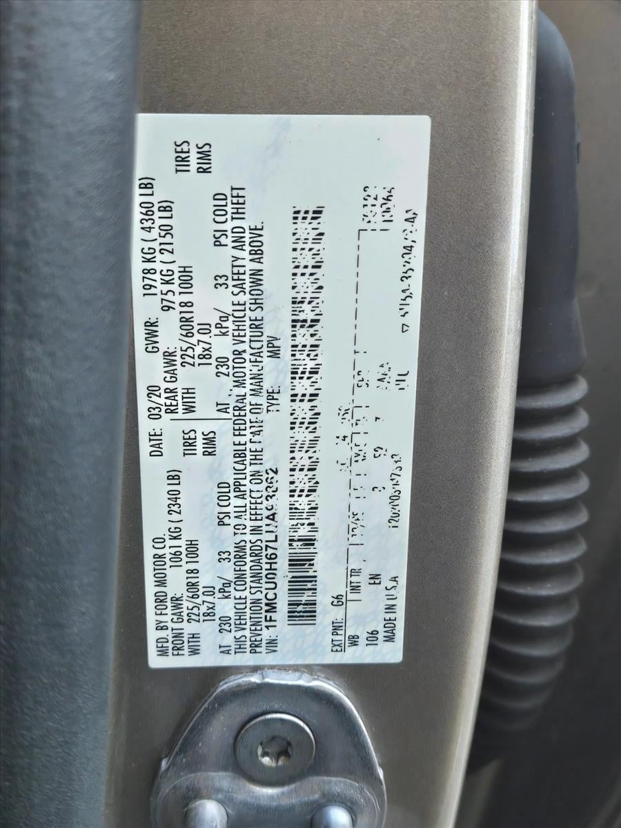 2020 Ford Escape SEL