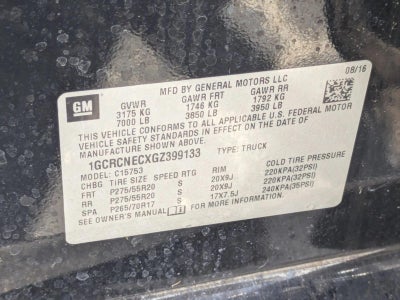 2016 Chevrolet Silverado 1500 Work Truck