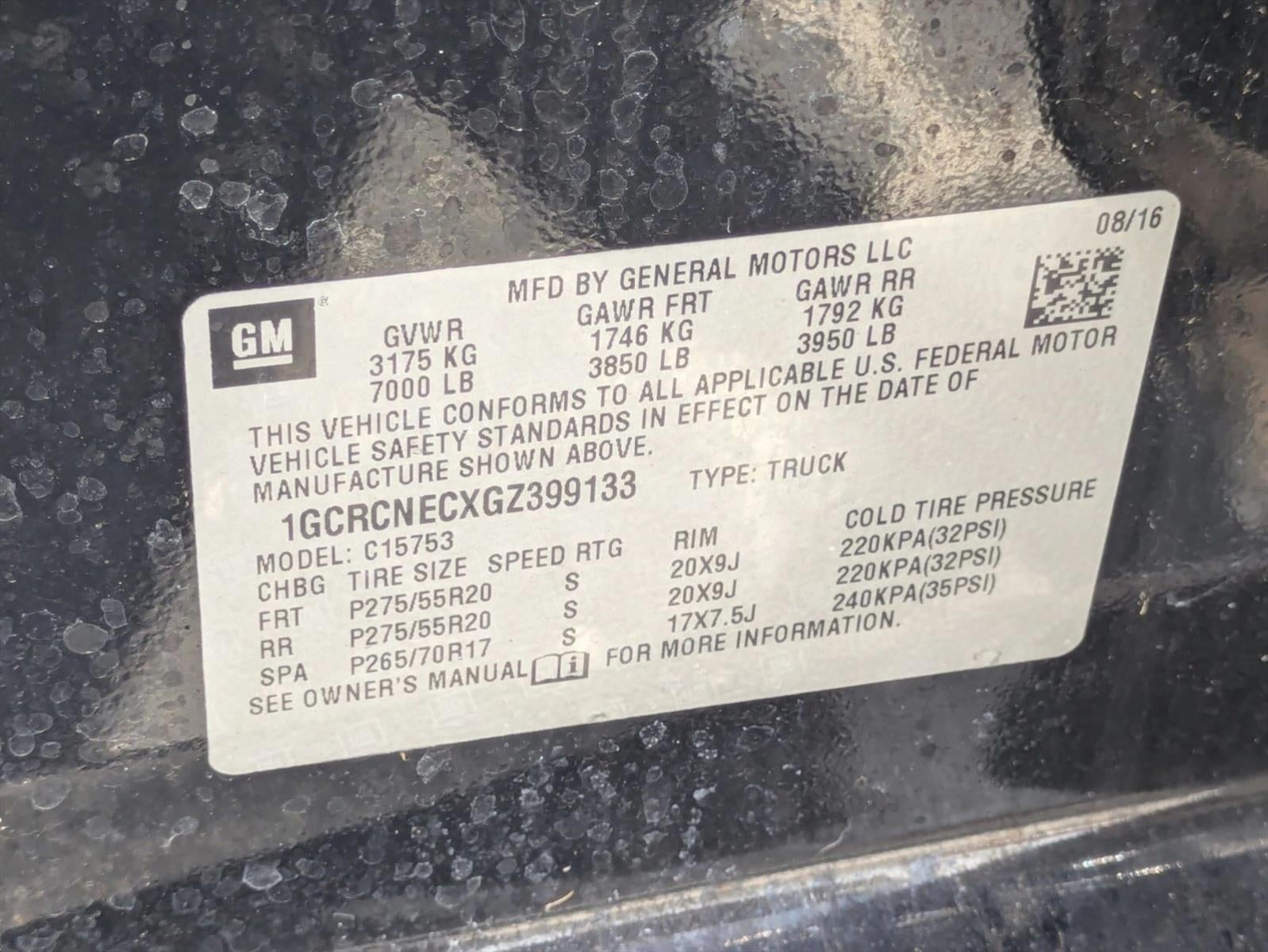 2016 Chevrolet Silverado 1500 Work Truck