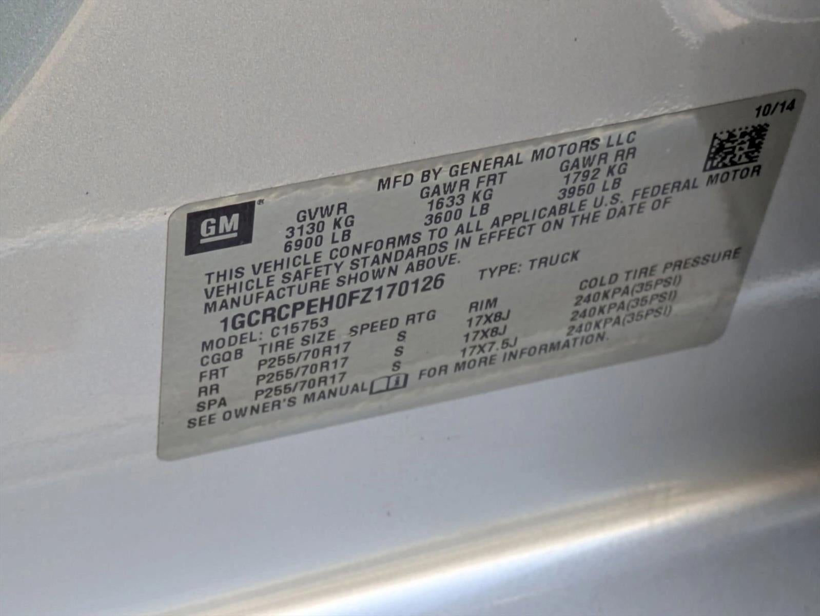 2015 Chevrolet Silverado 1500 LS