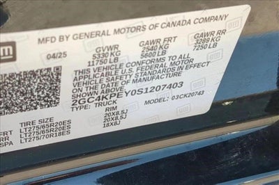 2025 Chevrolet Silverado 2500 HD LTZ