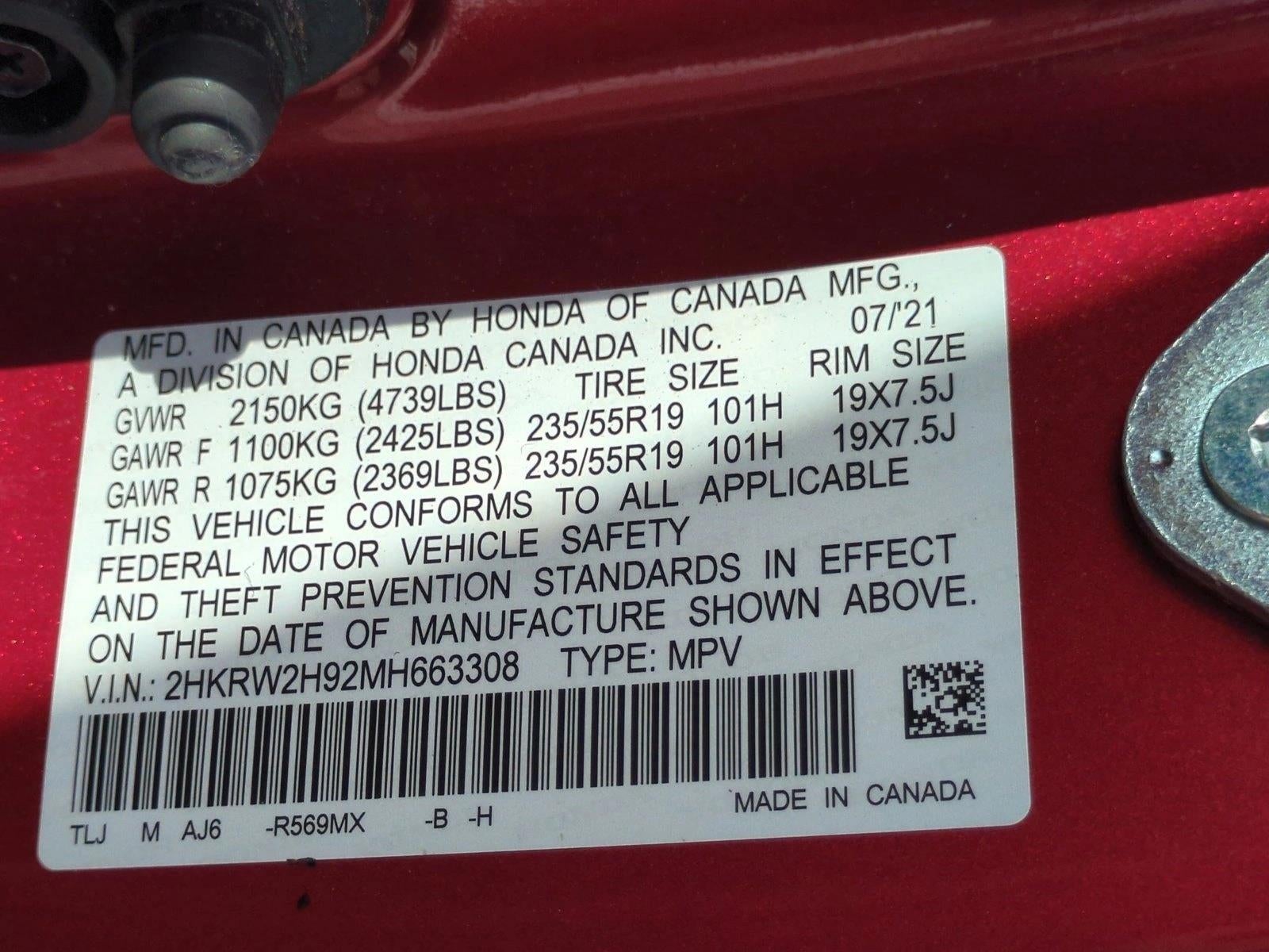 2021 Honda CR-V Touring