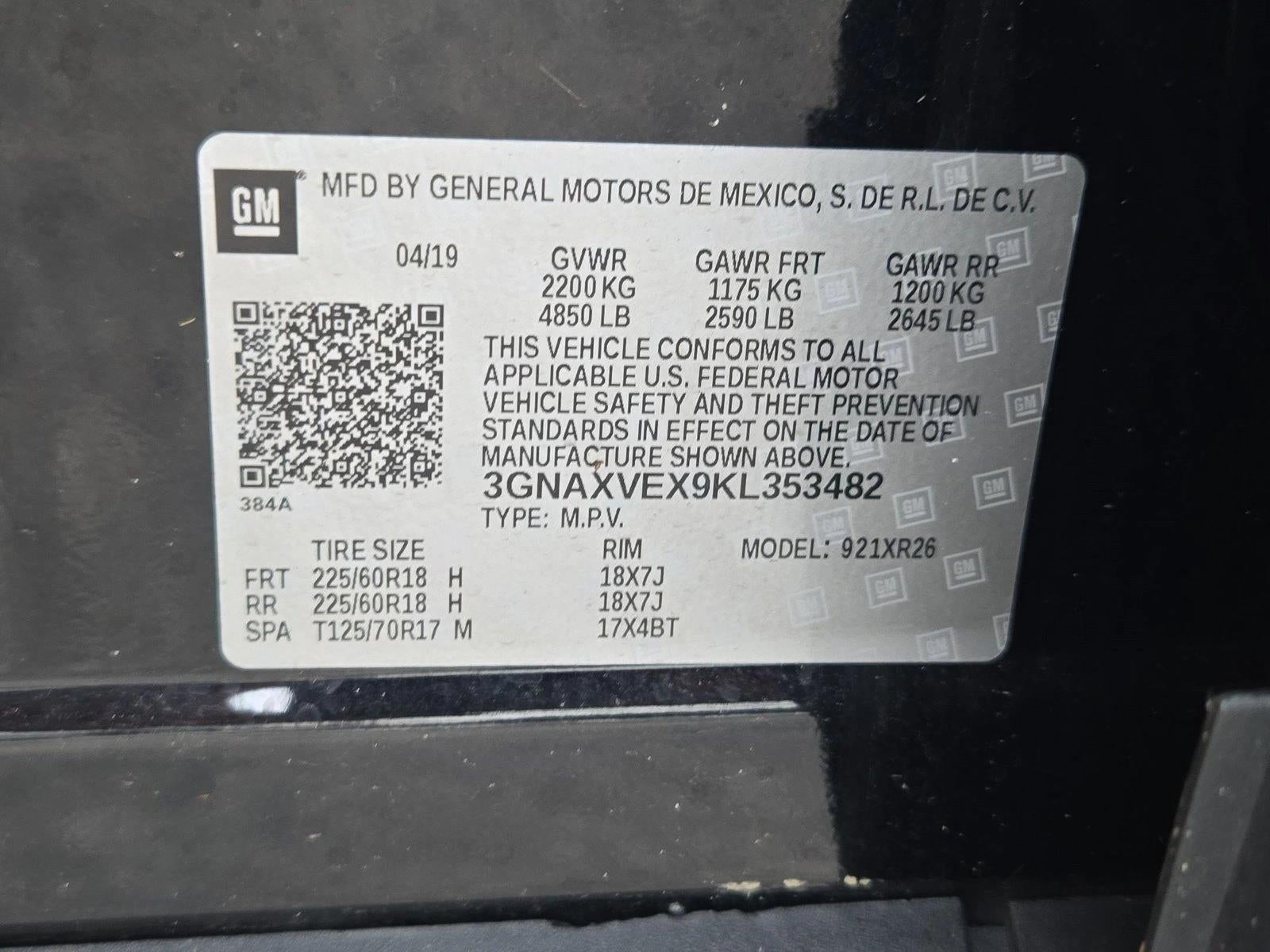 2019 Chevrolet Equinox LT