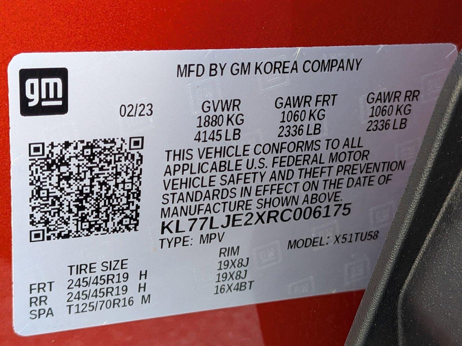 2024 Chevrolet Trax 2RS