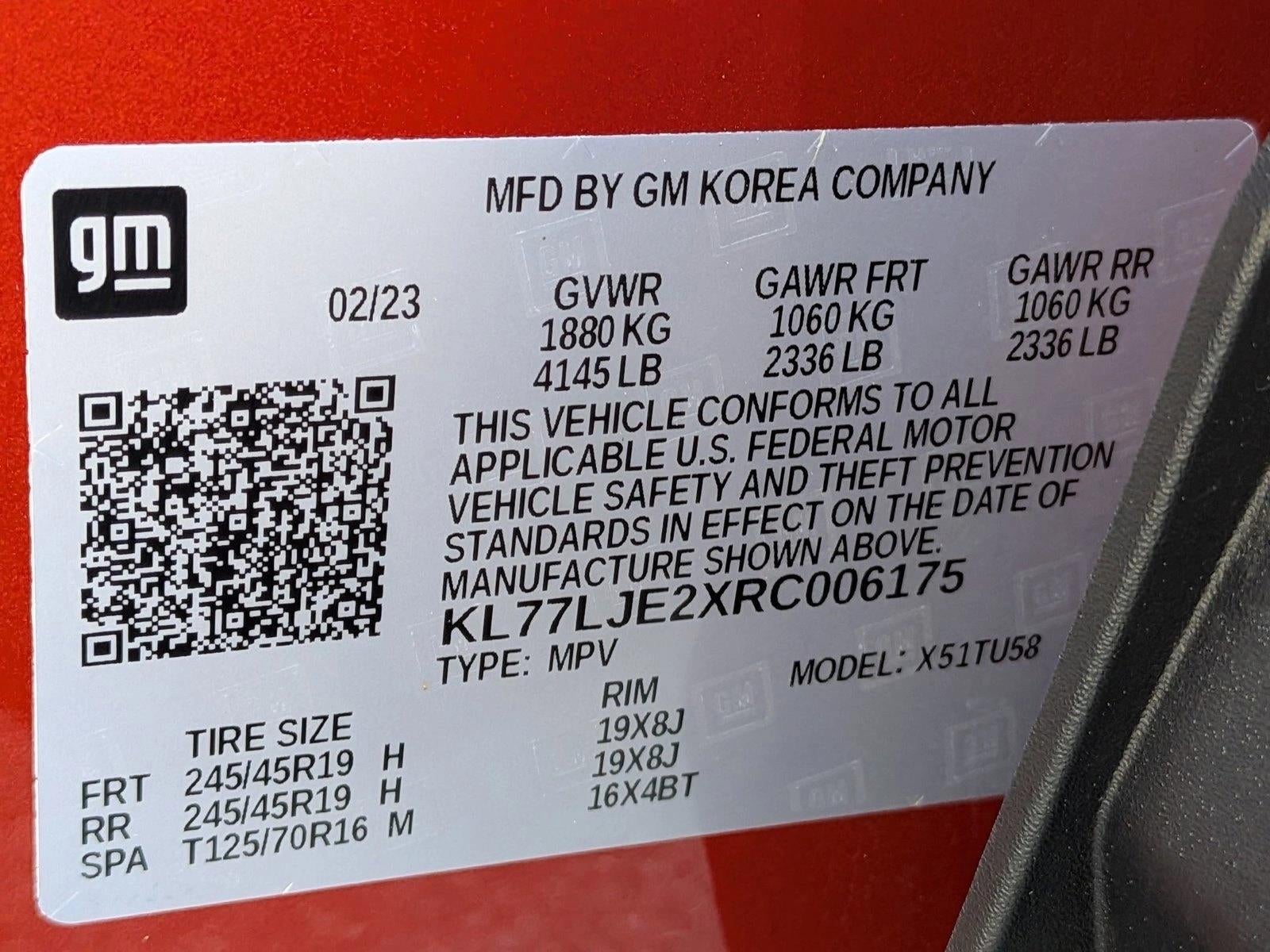 2024 Chevrolet Trax 2RS