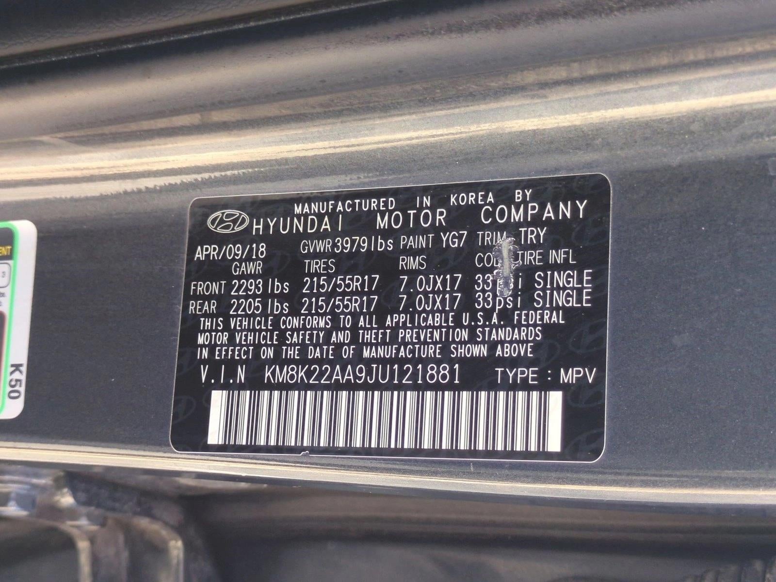 2018 Hyundai Kona SEL