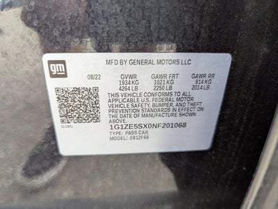 2022 Chevrolet Malibu Premier