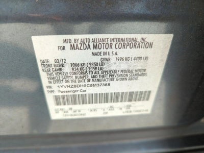 2012 Mazda Mazda6 i Touring