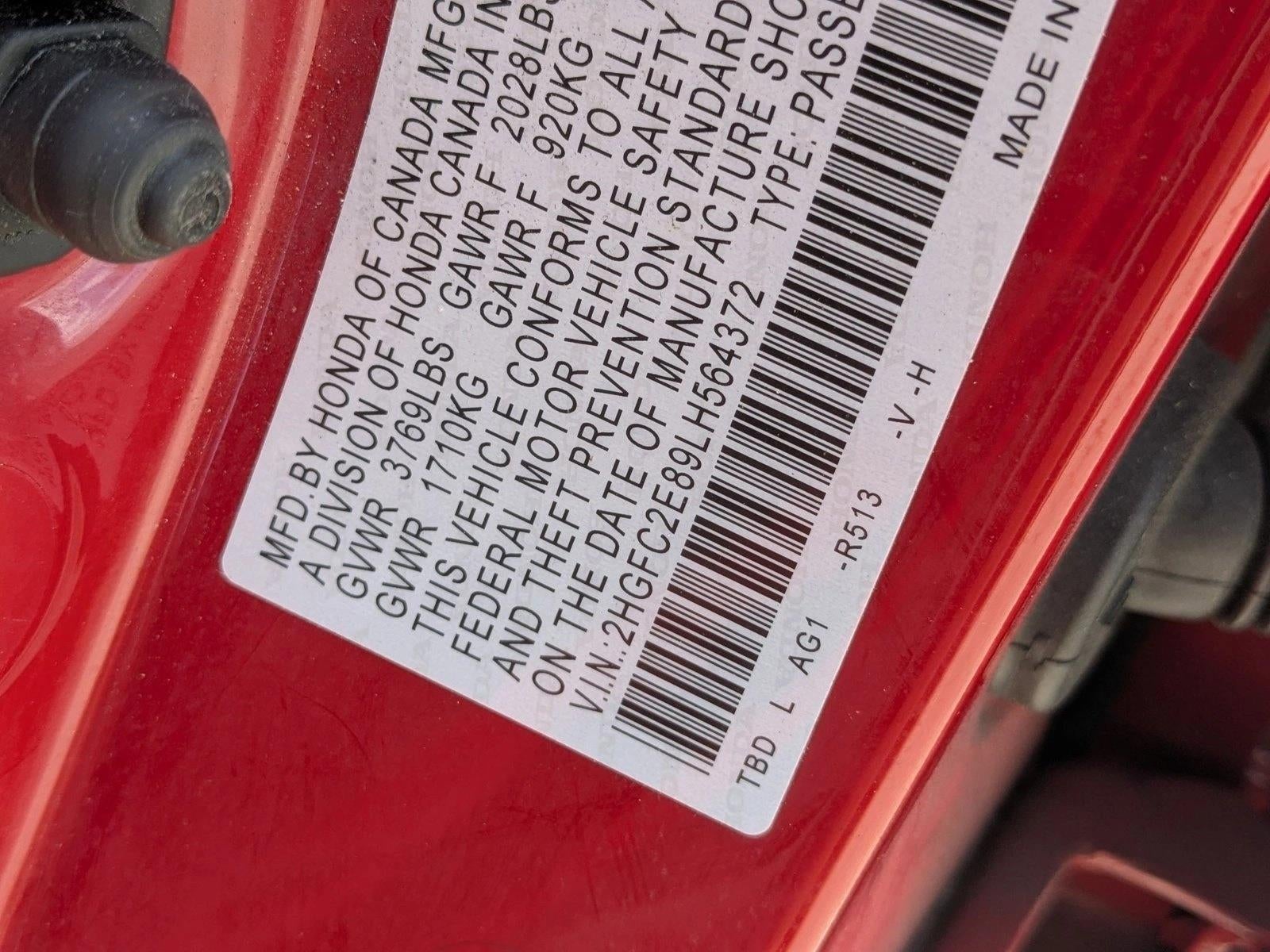 2020 Honda Civic Sedan Sport