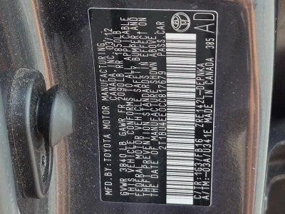 2012 Toyota Corolla LE