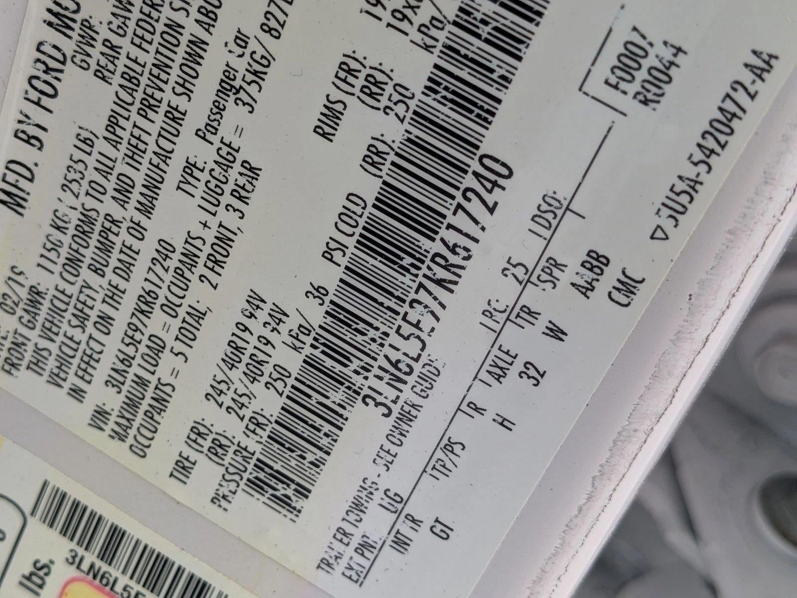 2019 Lincoln MKZ Reserve II