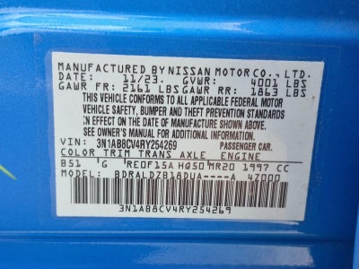 2024 Nissan Sentra SV Xtronic CVT