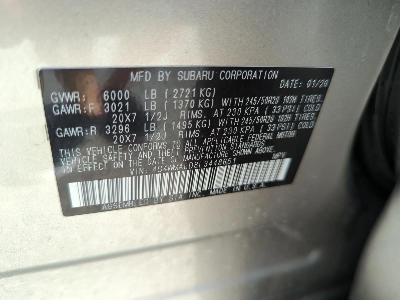 2020 Subaru Ascent Limited