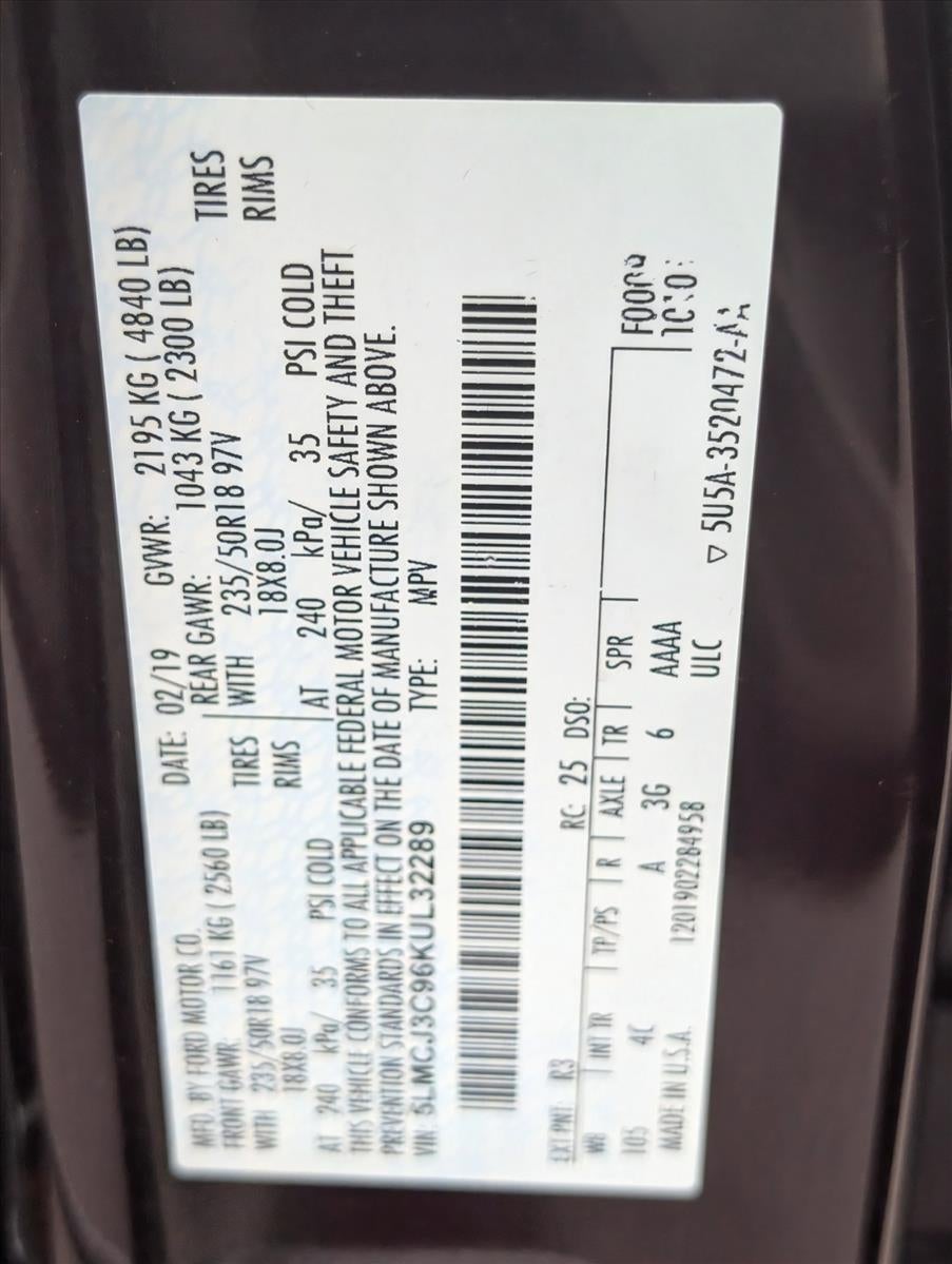 2019 Lincoln MKC Reserve