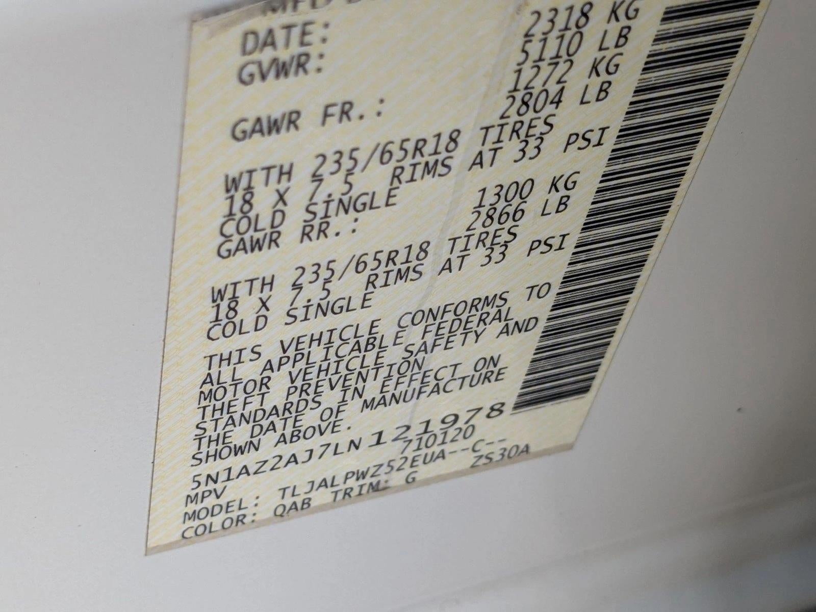 2020 Nissan Murano S