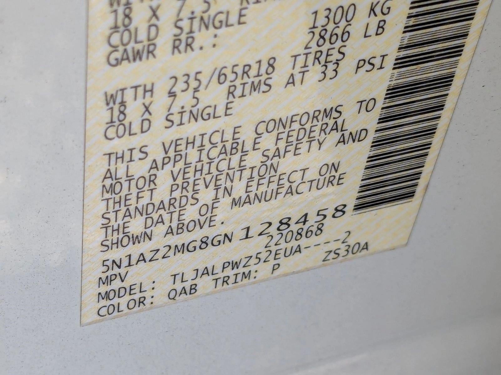 2016 Nissan Murano S